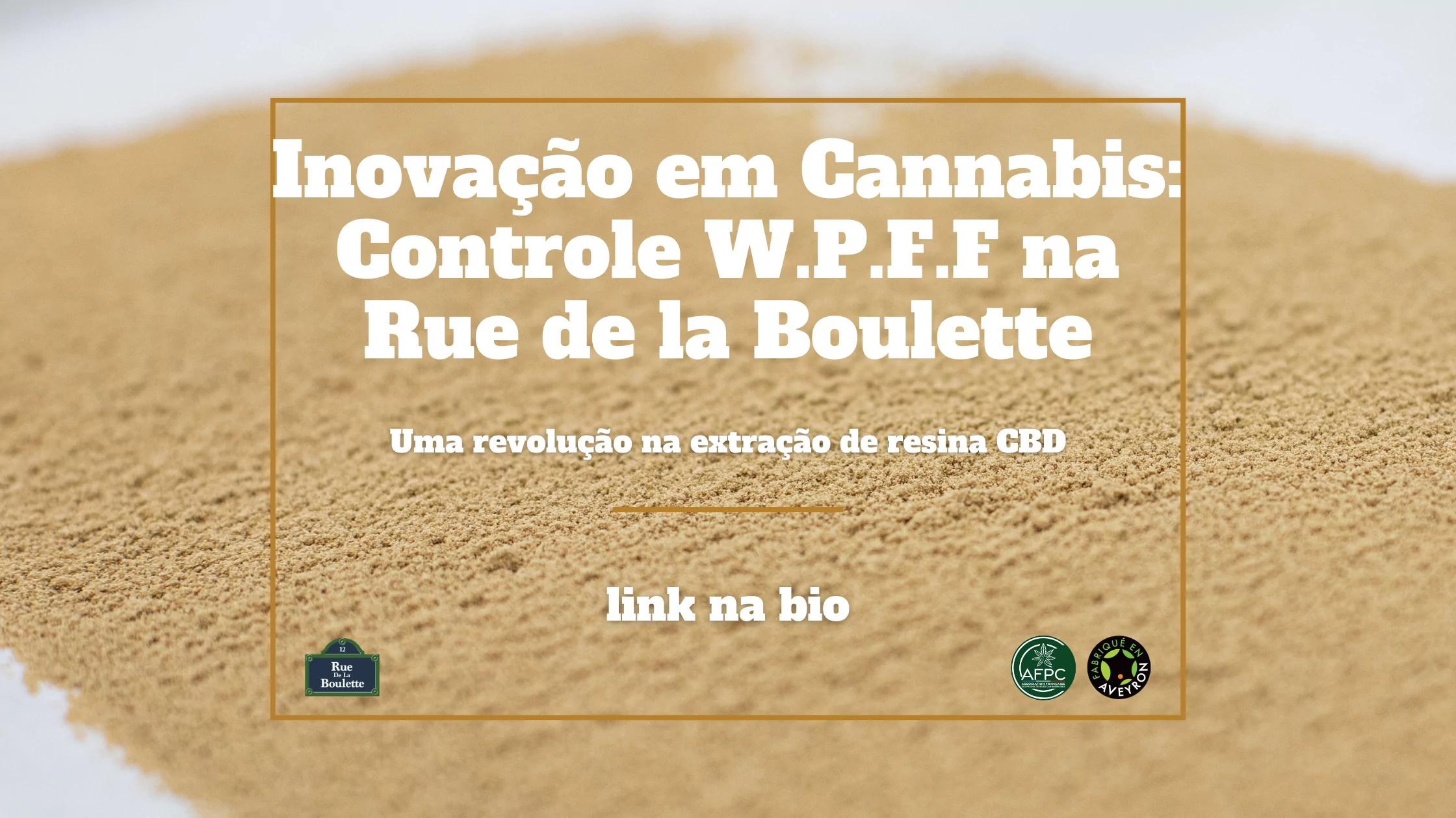 Inovação em Cannabis: Descubra W.P.F.F da Rue de la Boulette - Uma Revolução na Extração de Resina CBD